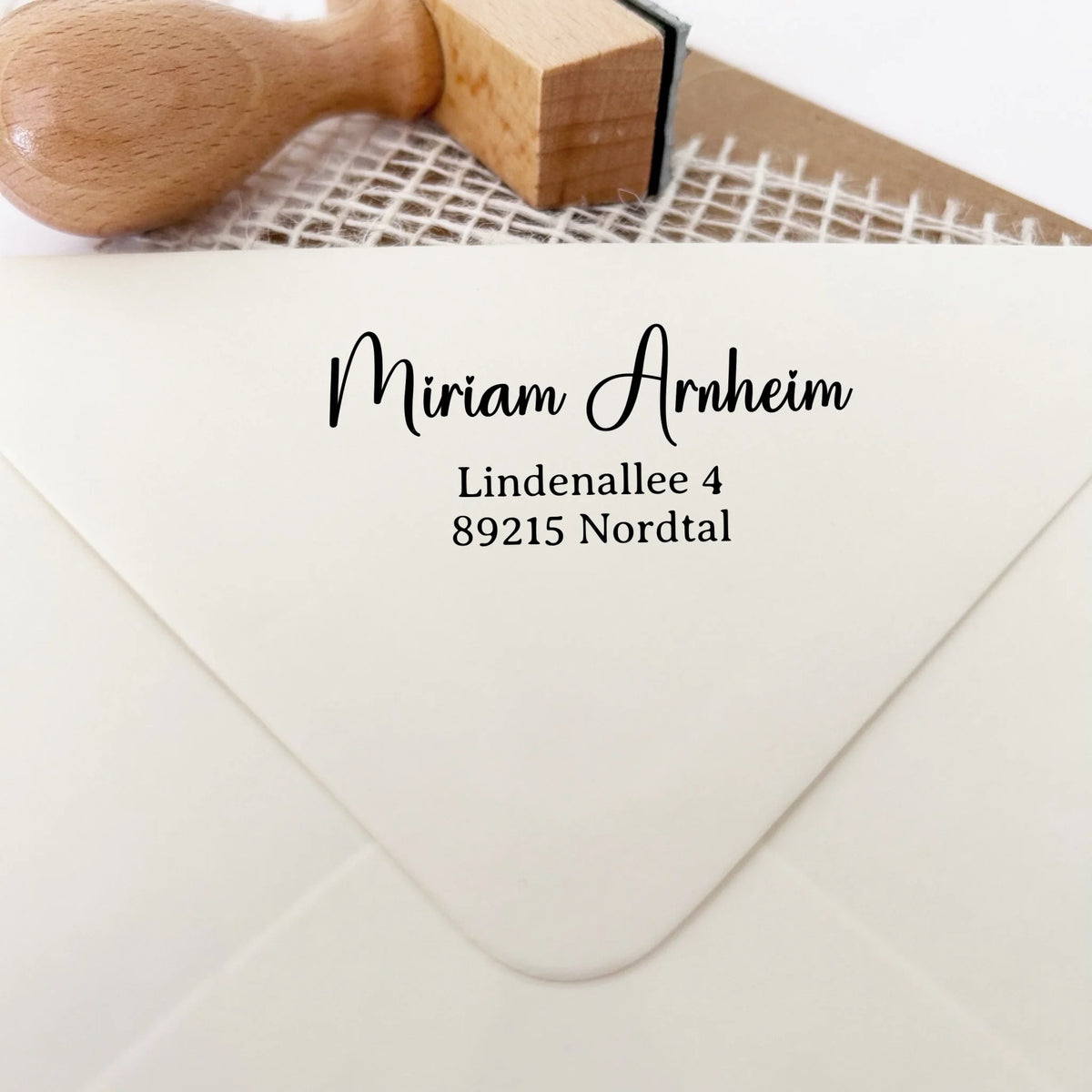 Adressstempel "Arnheim"