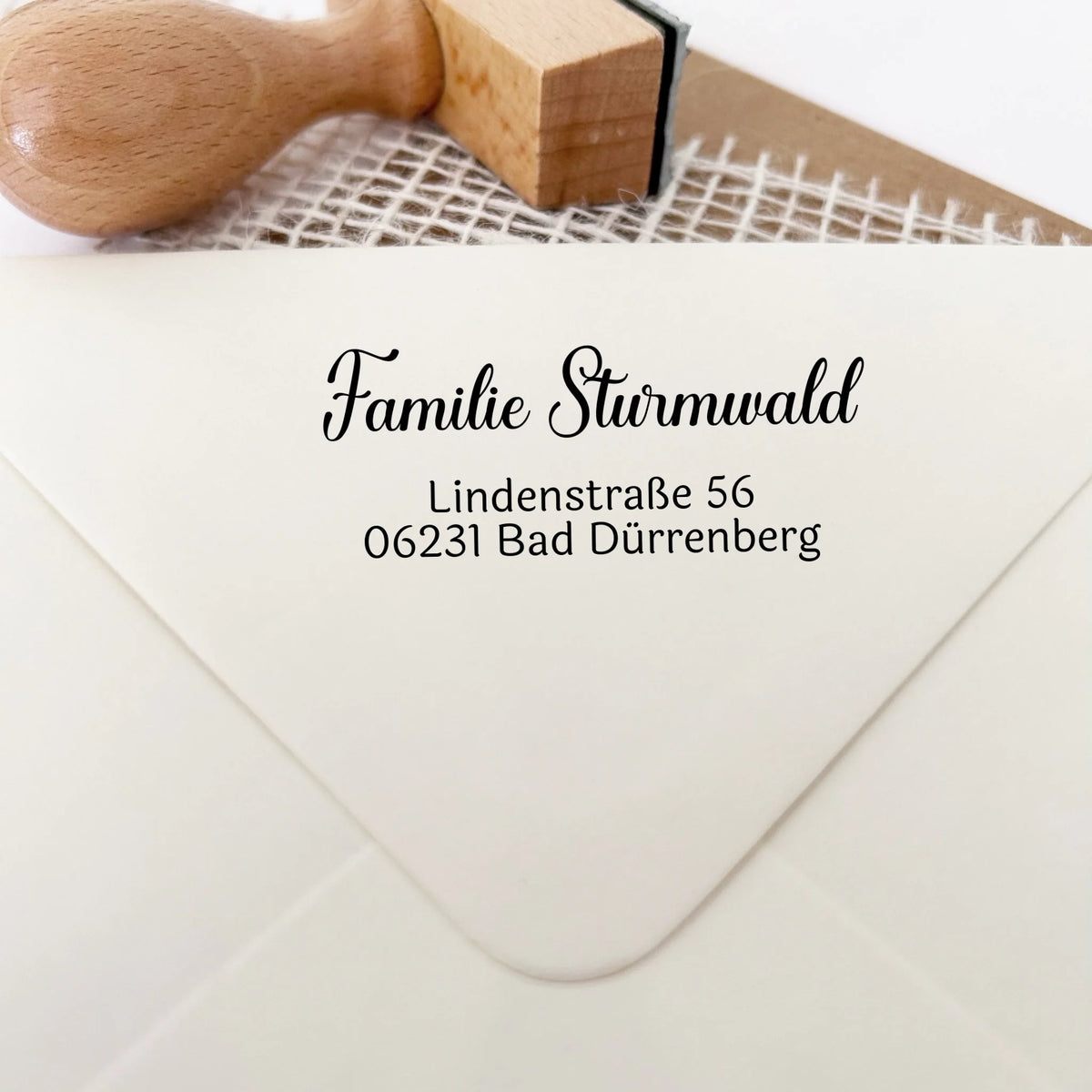 Adressstempel "Sturmwald"