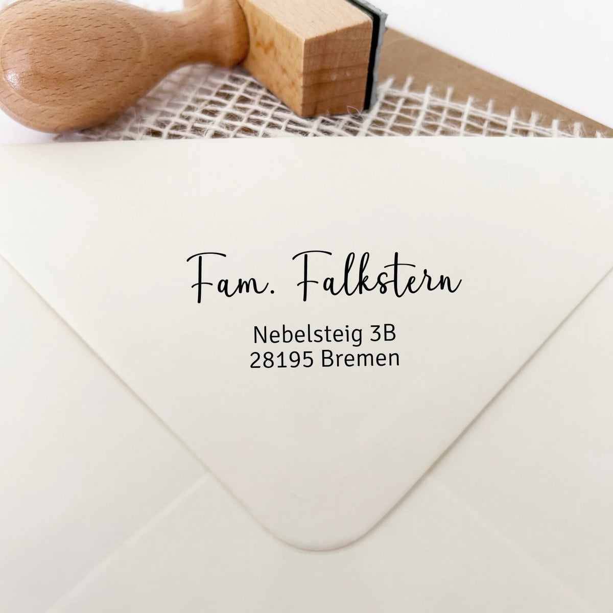 Adressstempel "Falkstern"