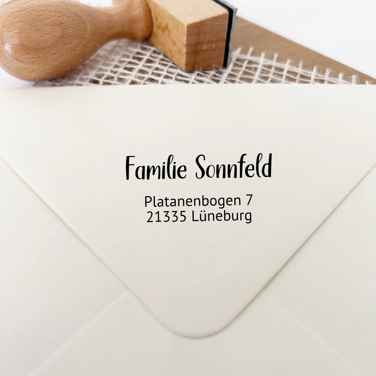 Adressstempel "Sonnfeld"