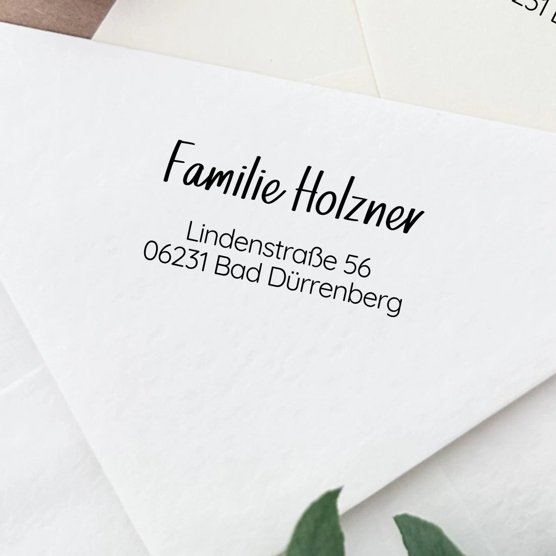 Adressstempel "Holzner" Stempel 60x30 mm Holzstempel 60x30 mm